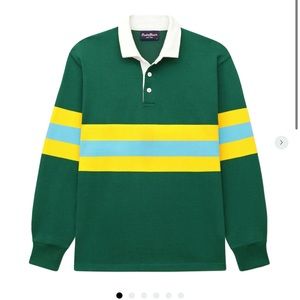 Rowing blazers climber stripe rugby shirt NWT medium